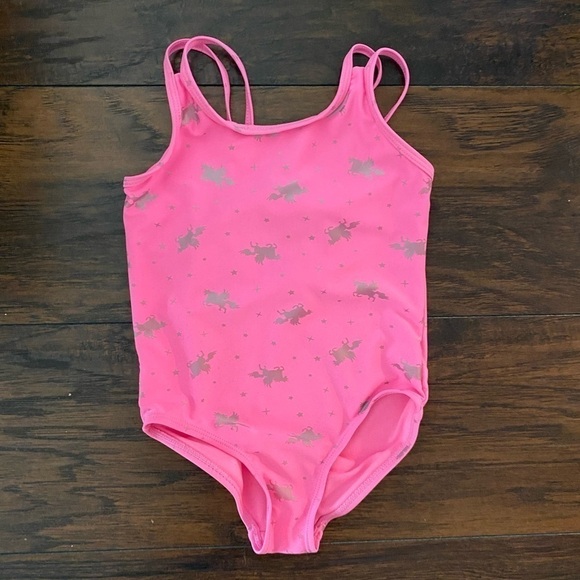 Bmagical, Girls, Bathing Suit, One-Piece, Pink, Barbiecore, Unicorns, Size 5 - Picture 6 of 12